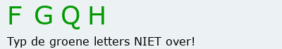 Bevestigingscode