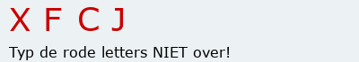 Bevestigingscode
