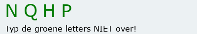 Bevestigingscode