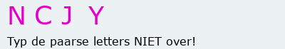 Bevestigingscode