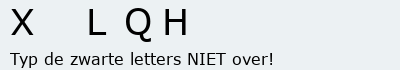 Bevestigingscode