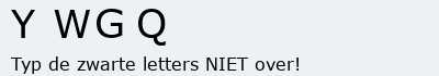 Bevestigingscode