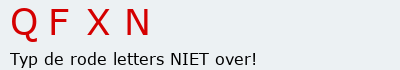 Bevestigingscode