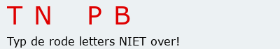 Bevestigingscode