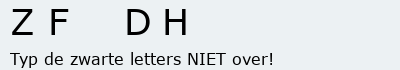 Bevestigingscode