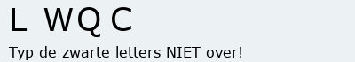 Bevestigingscode