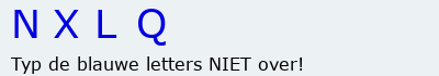 Bevestigingscode