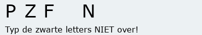 Bevestigingscode