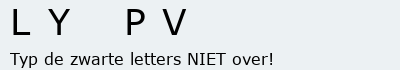 Bevestigingscode