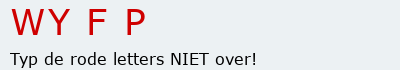 Bevestigingscode