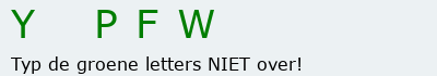 Bevestigingscode