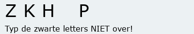 Bevestigingscode