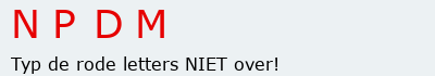Bevestigingscode