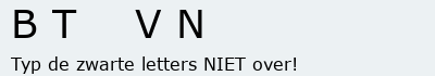 Bevestigingscode