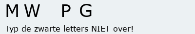 Bevestigingscode