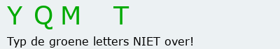Bevestigingscode