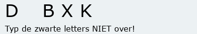 Bevestigingscode