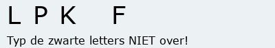 Bevestigingscode