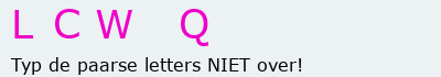 Bevestigingscode