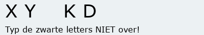 Bevestigingscode