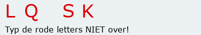 Bevestigingscode