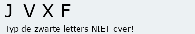 Bevestigingscode