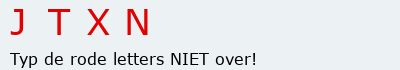 Bevestigingscode