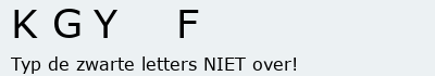 Bevestigingscode