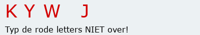 Bevestigingscode