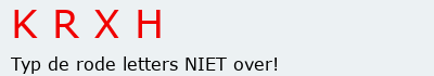 Bevestigingscode