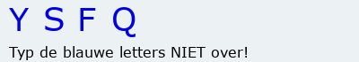 Bevestigingscode