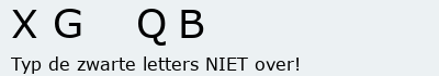 Bevestigingscode