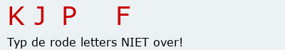 Bevestigingscode