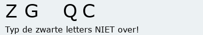 Bevestigingscode