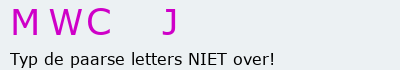 Bevestigingscode