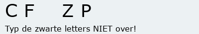 Bevestigingscode
