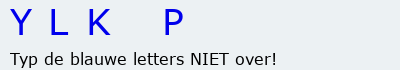 Bevestigingscode