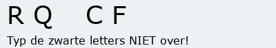 Bevestigingscode