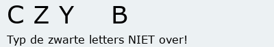 Bevestigingscode