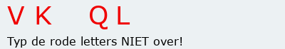Bevestigingscode