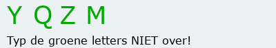 Bevestigingscode
