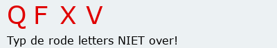 Bevestigingscode