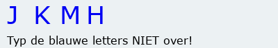 Bevestigingscode