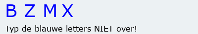 Bevestigingscode