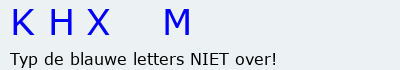 Bevestigingscode