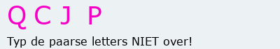 Bevestigingscode