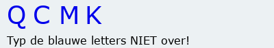 Bevestigingscode