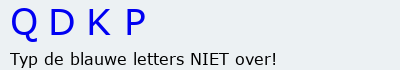 Bevestigingscode