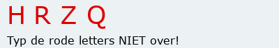 Bevestigingscode