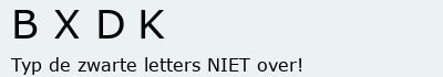 Bevestigingscode